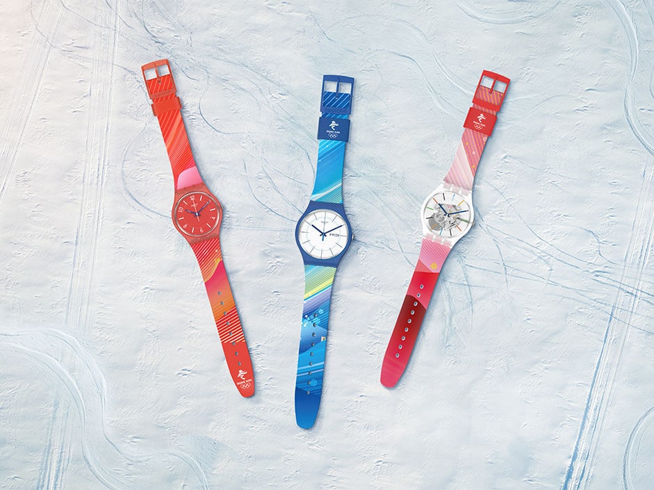 3 watches displayed - Olympic Games Beijing 2022 collection